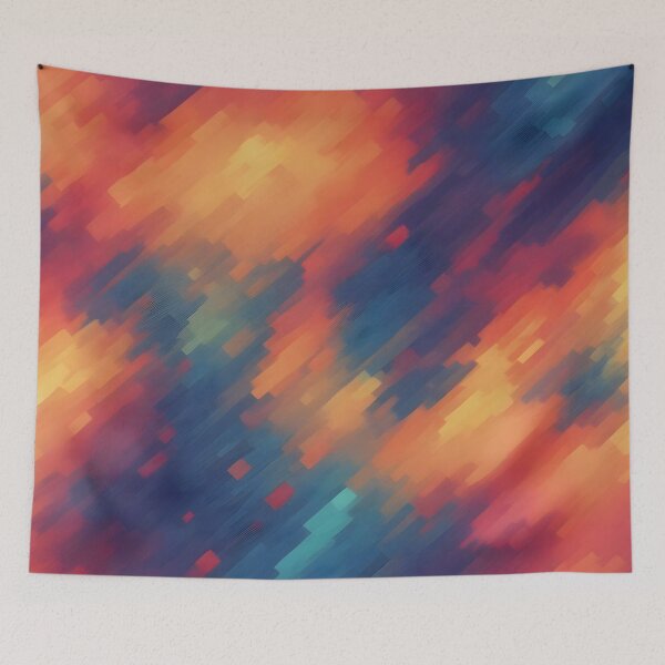 Item preview, Pixel Colorful Abstract Art designed and sold by papi1998.