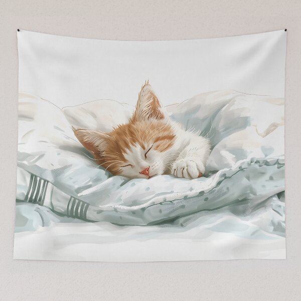 Item preview, Cute kitten taking a catnap 27 designed and sold by WEAR YOUR ATTITUDE.