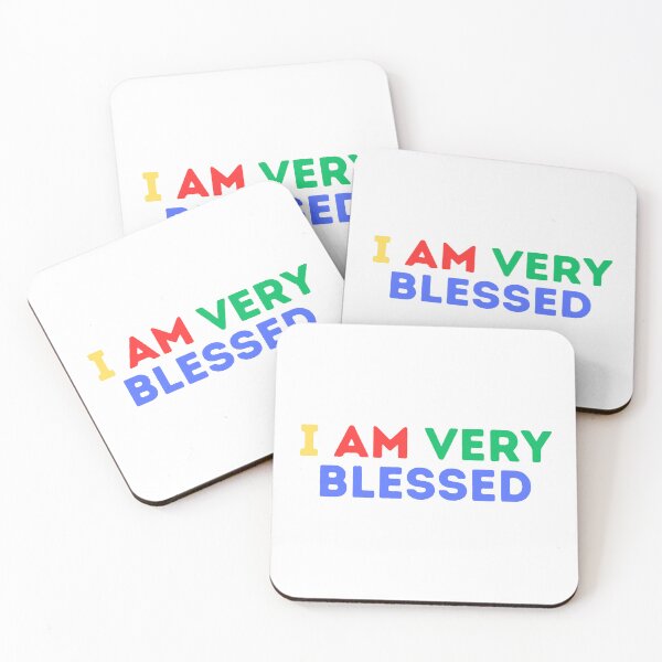 Item preview, I am very Blessed (Mood Colors) - Pocket ver. designed and sold by MoodThreads.