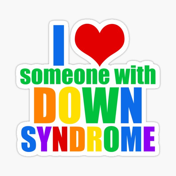 Item preview, Down Syndrome Love Rainbow designed and sold by Epic Love Designs.