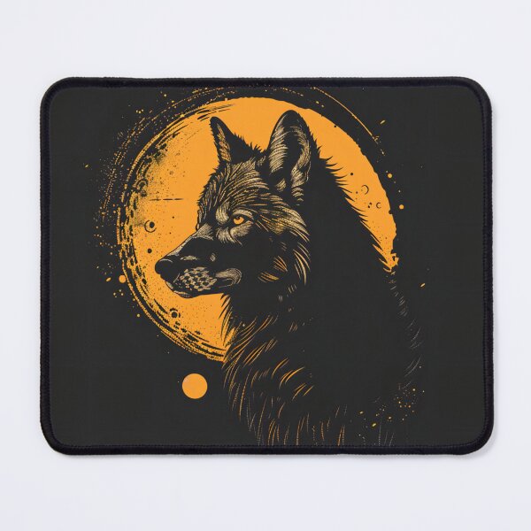 Item preview, Moon Phases Wolf designed and sold by GalacticVoyager.