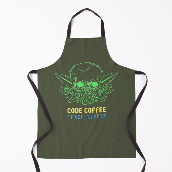 Item preview, Code coffee teach repeat designed and sold by Redlimetshirts.