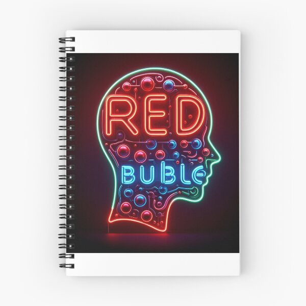 Item preview, red bubble shaped on a human head designed and sold by ikonicgallery.