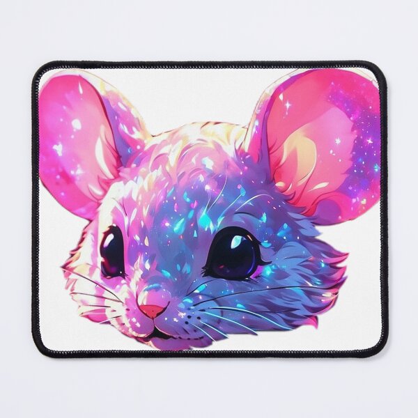 Item preview, Pink mouse face designed and sold by LevCreates.