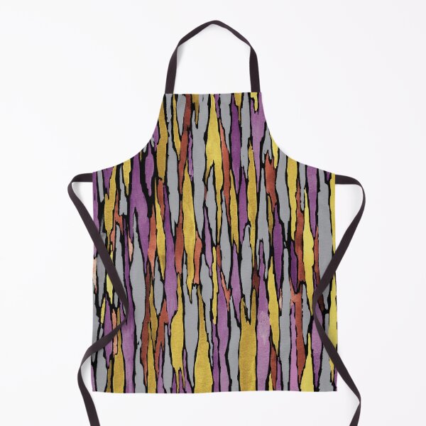 Item preview, Vertical Color Vibration Watercolor Contemporary Decor In Gold Gray And Purple designed and sold by Irina Sztukowski.