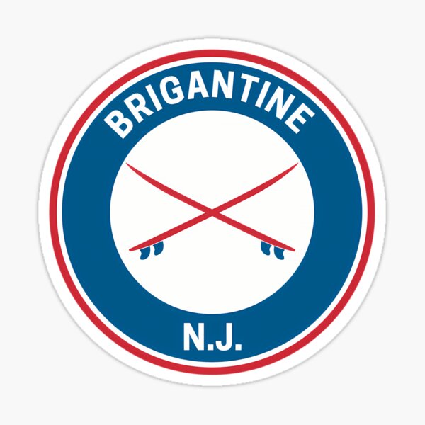 Aperçu de l'œuvre Planches de surf Brigantine New Jersey vintage créée et vendue par EulaliaHeaney.