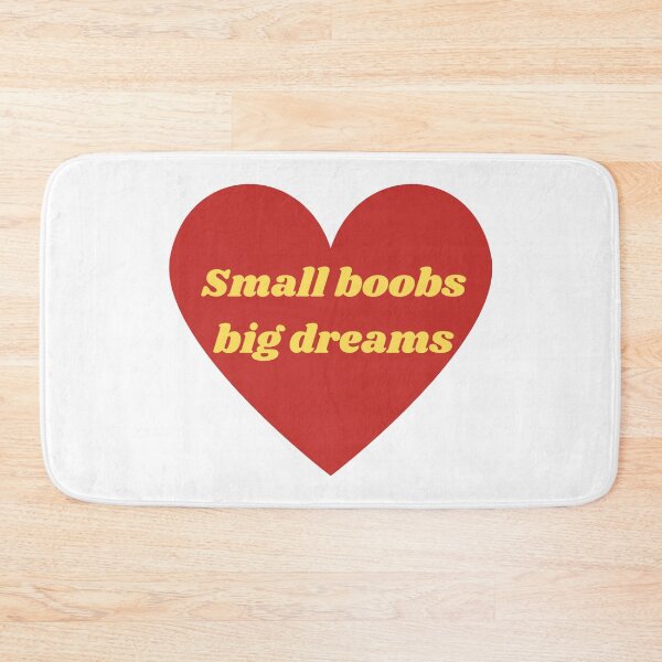 Item preview, Small boobs big dreams girls humour  designed and sold by MikusOla.