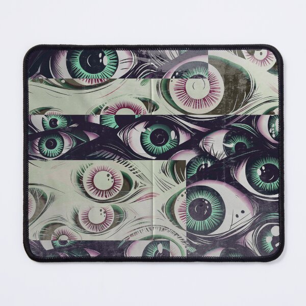 Item preview, Green Gaze: Cartoon Eyes in Negative designed and sold by Rivanes.