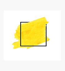 Yellow Border Photographic Print