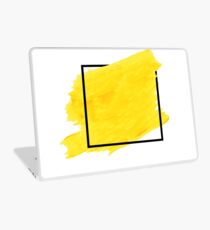 Yellow Border Laptop Skin