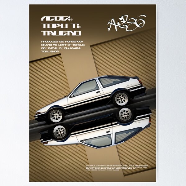Item preview, Tofu Trueno AE86 Initial D designed and sold by aliigal.