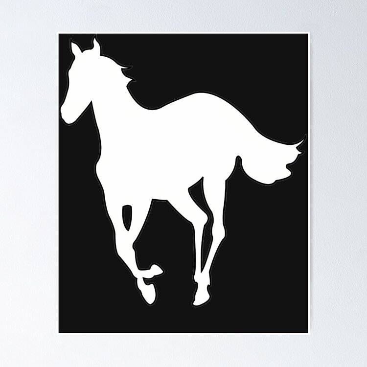 White Pony Sticker