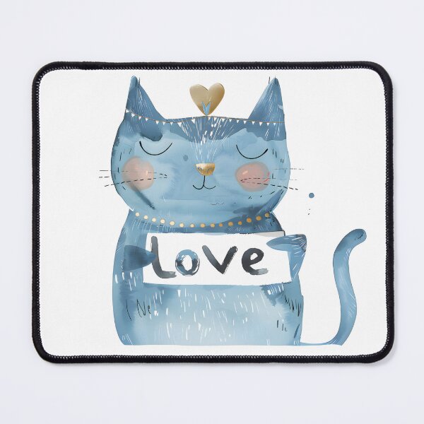 Item preview, The Cat of Love’s Message designed and sold by SilverlynDraws.