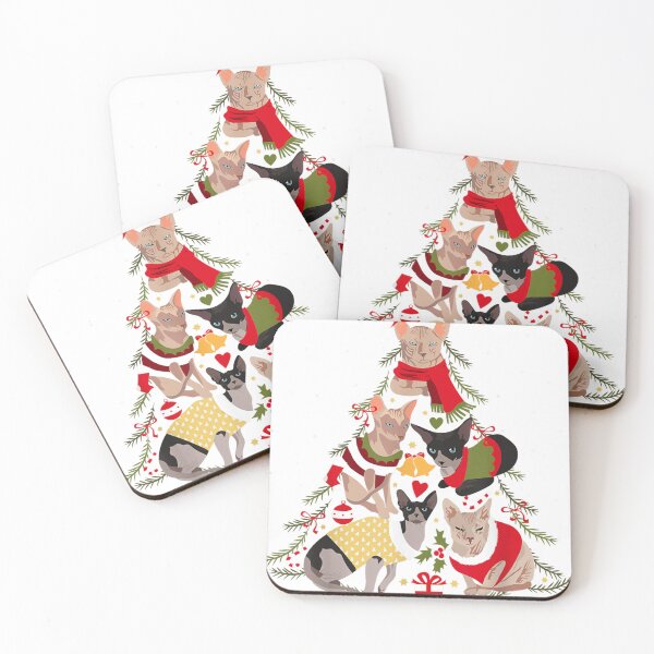 Item preview, Sphynx Cat Christmas Ree Xmas Cat Lover  designed and sold by ysnfelxvd.