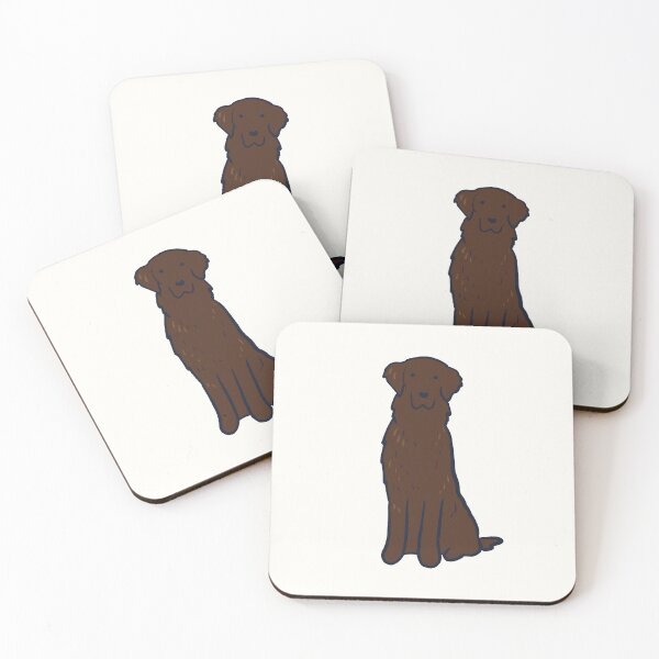 Item preview, Brown flat Coated Retriever dog   designed and sold by Mayarart.