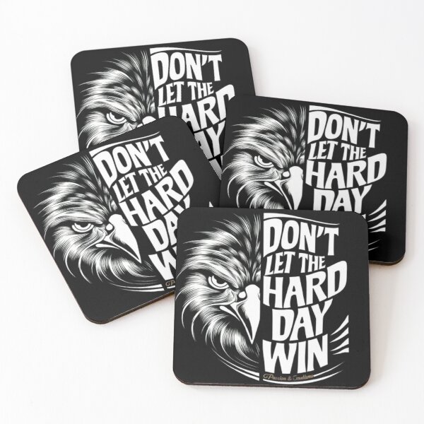 Item preview, DON'T LET THE HARD DAY WIN designed and sold by Obinne.