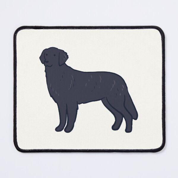 Item preview, Black flat Coated Retriever dog designed and sold by Mayarart.