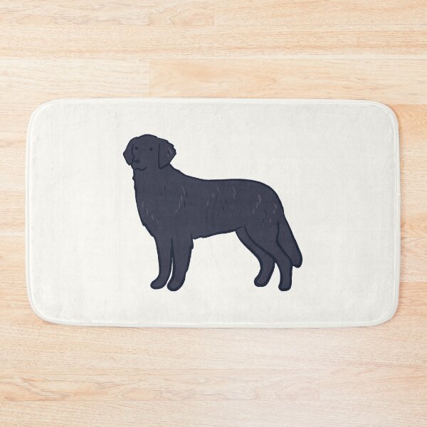 Item preview, Black flat Coated Retriever dog   designed and sold by Mayarart.