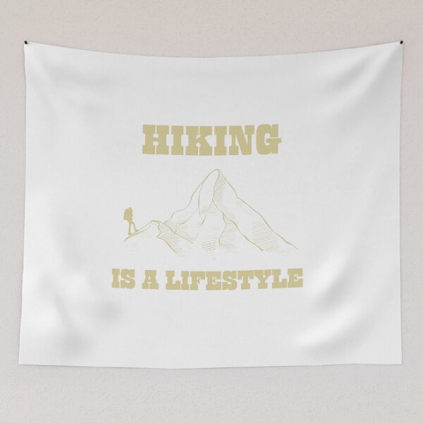Item preview, Hiking is a lifestyle designed and sold by Abdelillah10.