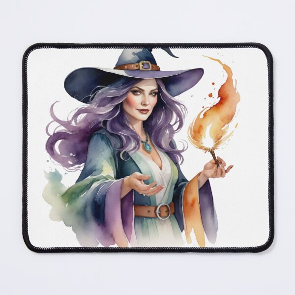 Item preview, Witch watercolor designed and sold by Erik Visnievskij.