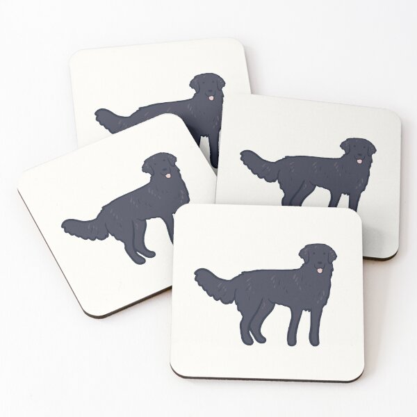 Item preview, Cute flat Coated Retriever    designed and sold by Mayarart.