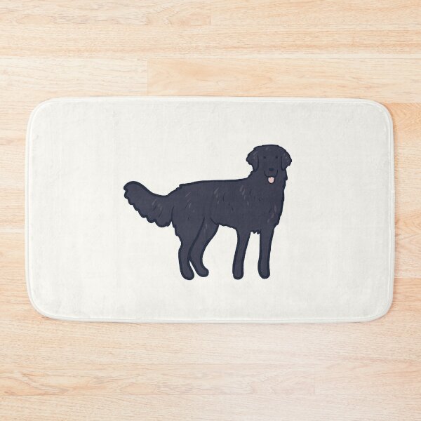 Item preview, Cute flat Coated Retriever    designed and sold by Mayarart.