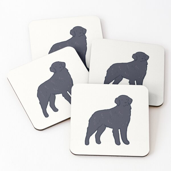 Item preview, flat Coated Retriever illustration  designed and sold by Mayarart.