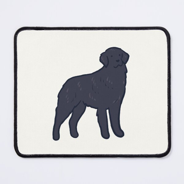 Item preview, flat Coated Retriever illustration designed and sold by Mayarart.