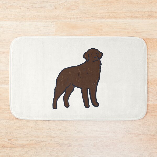 Item preview, Brown flat Coated Retriever illustration  designed and sold by Mayarart.