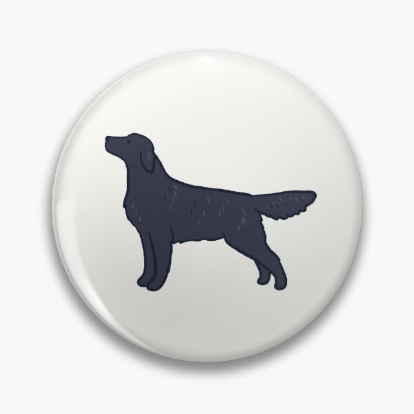 Item preview, Black flat Coated Retriever illustration  designed and sold by Mayarart.