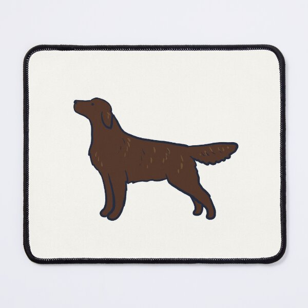 Item preview, Cute flat Coated Retriever illustration  designed and sold by Mayarart.