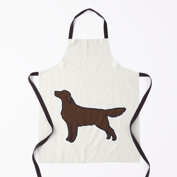 Item preview, Cute flat Coated Retriever illustration  designed and sold by Mayarart.
