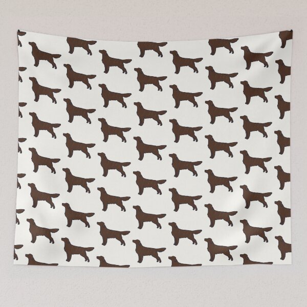 Item preview, Cute flat Coated Retriever illustration  designed and sold by Mayarart.