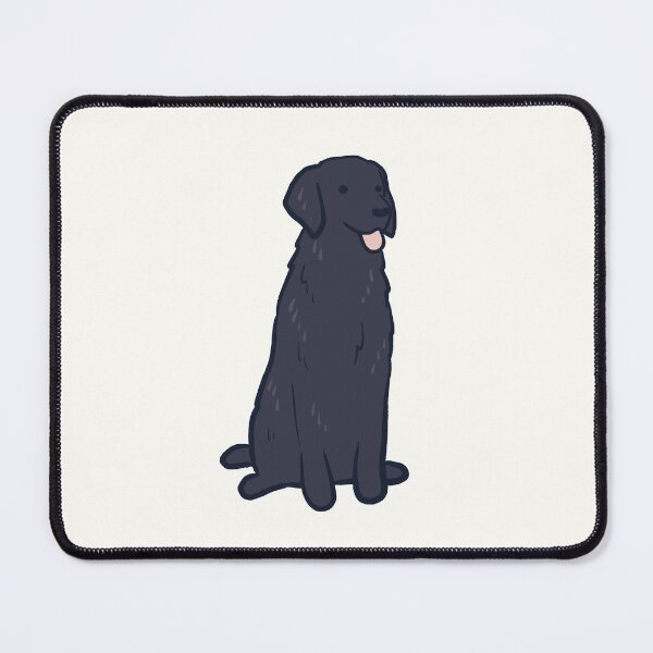 Item preview, flat Coated Retriever dog illustration  designed and sold by Mayarart.