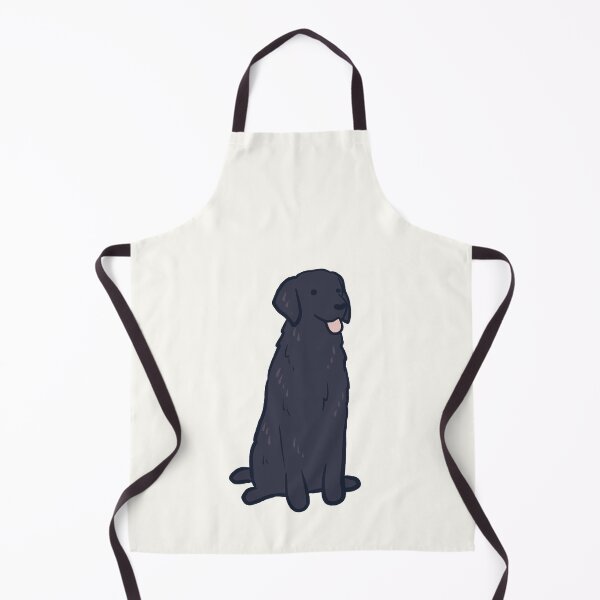 Item preview, flat Coated Retriever dog illustration  designed and sold by Mayarart.