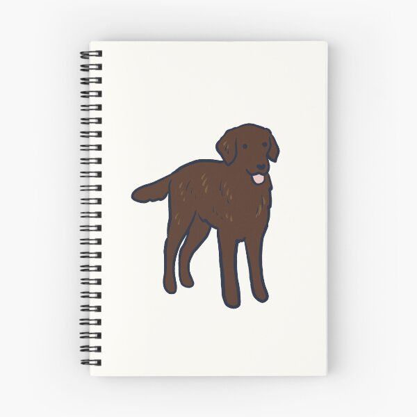 Item preview, Brown flat Coated Retriever dog art  designed and sold by Mayarart.