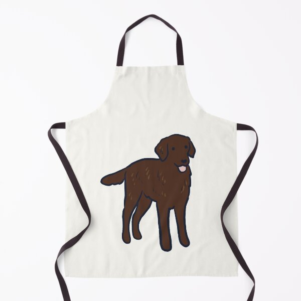 Item preview, Brown flat Coated Retriever dog art  designed and sold by Mayarart.