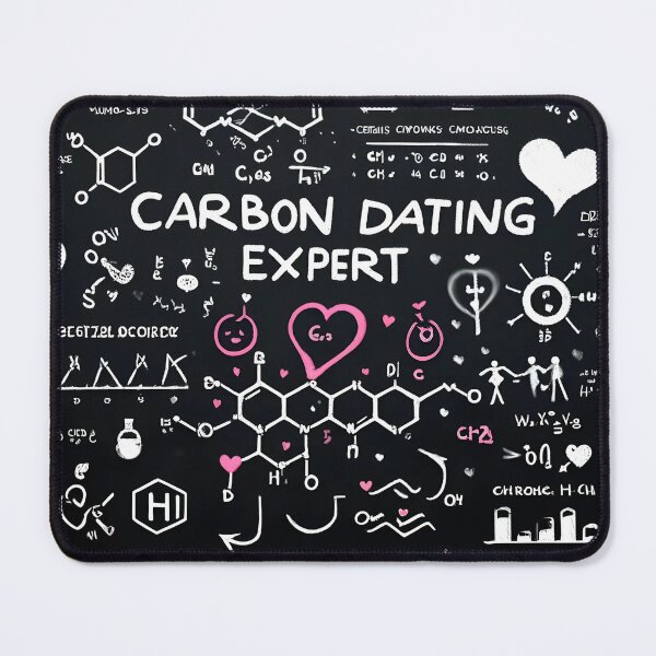Item preview, Chemistry Whiz Carbon Dating Expert Chalkboard Sticker designed and sold by Molecularmerch.