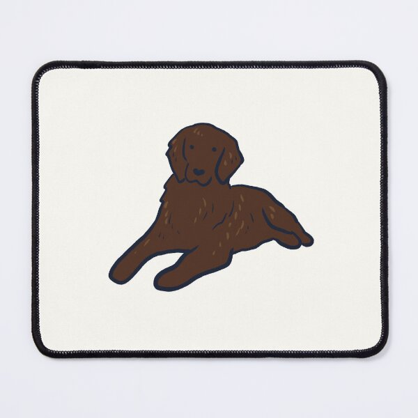 Item preview, flat Coated Retriever dog drawing designed and sold by Mayarart.
