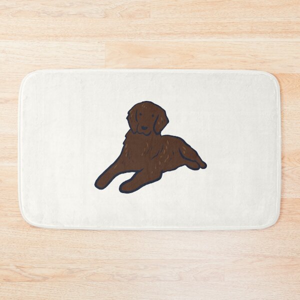 Item preview, flat Coated Retriever dog drawing  designed and sold by Mayarart.