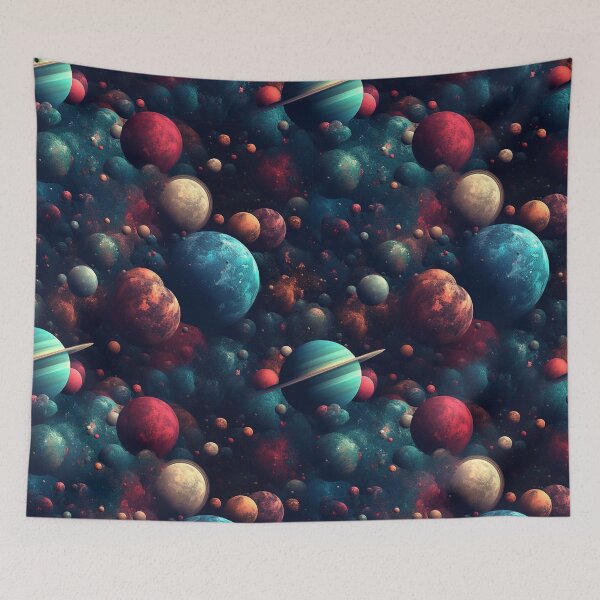 Item preview, Disintegrating Space Planets and Stars Theme designed and sold by mondmakes.