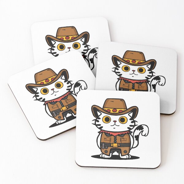 Item preview, cowboy cat  designed and sold by 90's Misaki.