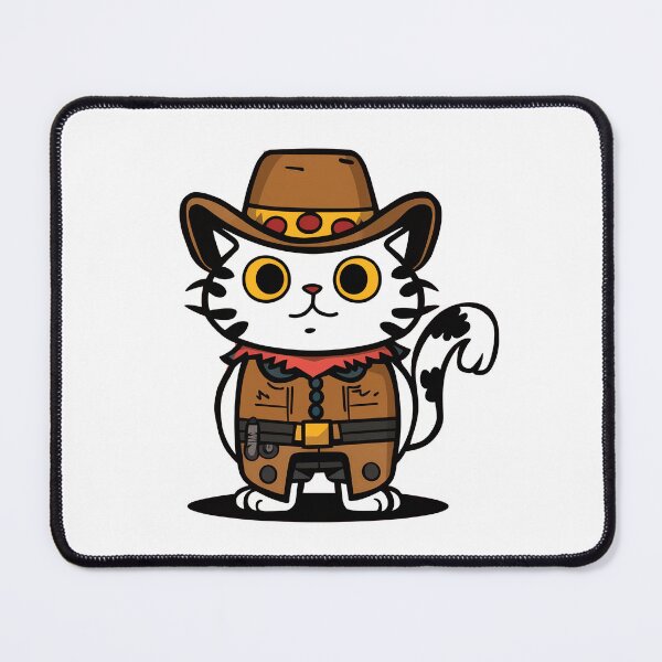 Item preview, cowboy cat  designed and sold by 90's Misaki.