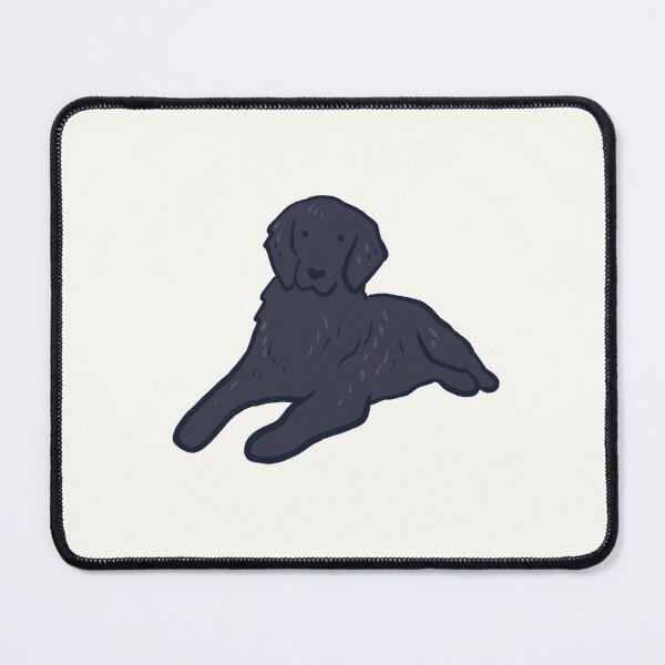 Item preview, flat Coated Retriever dog drawing  designed and sold by Mayarart.