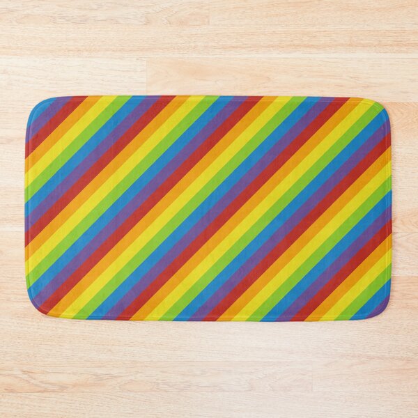 Item preview, diagonal rainbow flag designed and sold by colorofmagic.