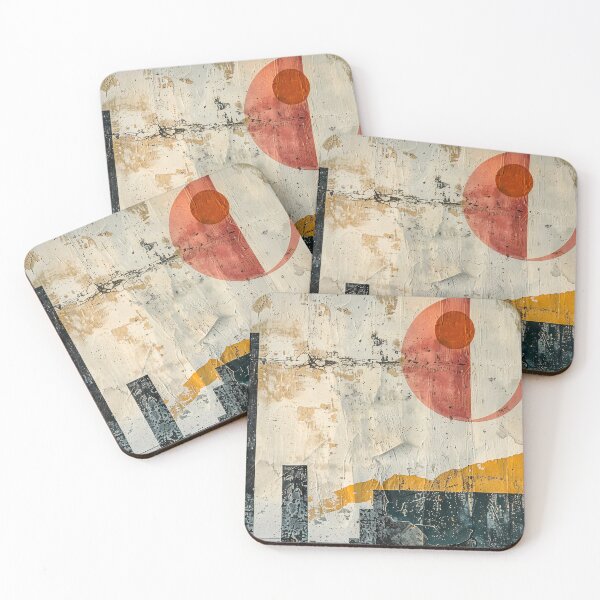 Item preview, sunset in New York abstract painting designed and sold by haroulita.