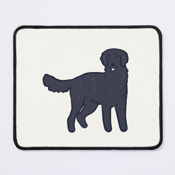 Item preview, flat Coated Retriever dog illustration  designed and sold by Mayarart.