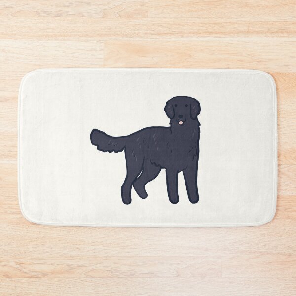 Item preview, flat Coated Retriever dog illustration  designed and sold by Mayarart.