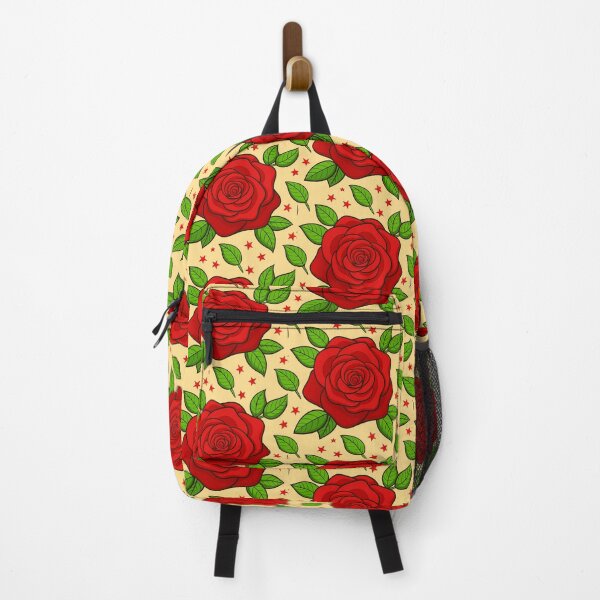 Item preview, red rose with green leaves patten designed and sold by brokenpones.