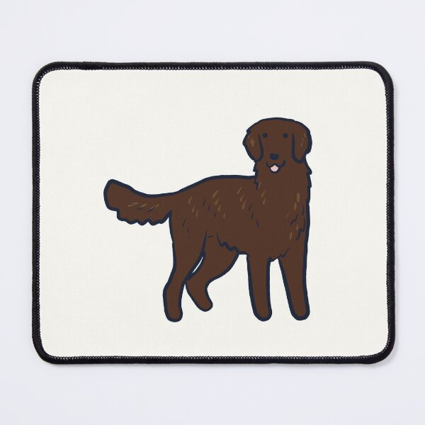 Item preview, flat Coated Retriever dog illustration  designed and sold by Mayarart.